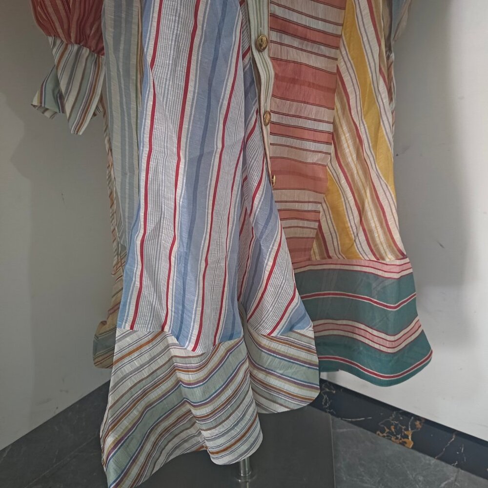 Zimmermann Rebellion Striped Midi Dress - Picture 9 of 13